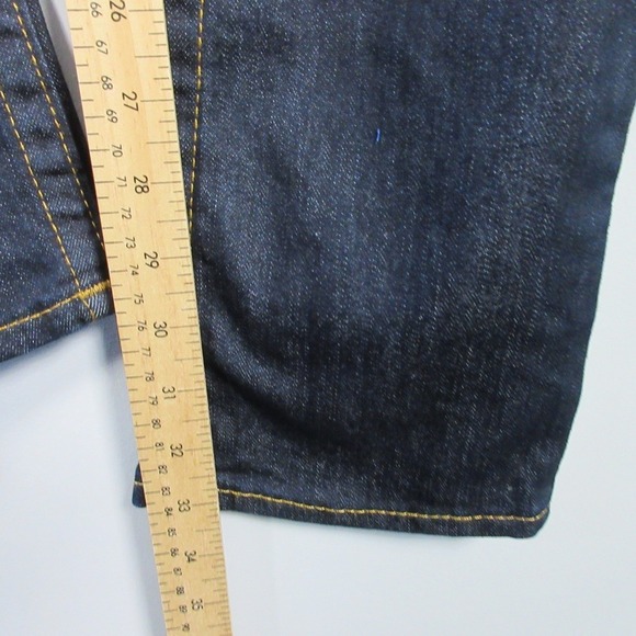 True Religion Lonestar Straight Leg Jeans Women 25 Blue Cotton Blend Denim 524 - Picture 11 of 12